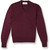 V-Neck Pullover Sweater with embroidered logo [MD166-6500-WINE]