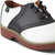 Women's Saddle Shoe [AK032-6300BKW-BK/WH]