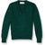 V-Neck Pullover Sweater with embroidered logo [NJ235-6500-GREEN]