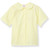 Short Sleeve Peterpan Collar Blouse with embroidered logo [PA203-350-NEP-YELLOW]