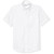 Short Sleeve Oxford Shirt with heat transferred logo [MD133-OXF-SS-WHITE]