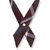Girls' Criss-Cross Tie [NY046-C/C-91-MAR/GRY]