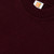 Crewneck Pullover Sweater with embroidered logo [NY046-6530-WINE]