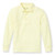 Long Sleeve Polo Shirt with heat transferred logo [MD133-KNIT-LS-YELLOW]