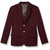 Youth Polyester Blazer with embroidered logo [VA316-BOYS-MAROON]