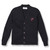 V-Neck Cardigan Sweater with embroidered logo [NY555-1001/SIA-NAVY]