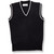 V-Neck Sweater Vest with embroidered logo [NJ211-6603/RSH-NVY W/WH]