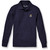 Long Sleeve Polo Shirt with embroidered logo [NJ456-KNIT/MNM-DK NAVY]