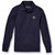 Long Sleeve Polo Shirt with embroidered logo [MD331-KNIT/BSJ-DK NAVY]