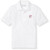 Short Sleeve Polo Shirt with embroidered logo [NY555-KNIT-SIA-WHITE]