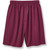 Micromesh Gym Shorts with heat transferred logo [NJ391-101-MAROON]