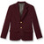 Youth Polyester Blazer with embroidered logo [GA003-BOYS/PCM-MAROON]