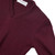 V-Neck Pullover Sweater with embroidered logo [GA003-6500/PCM-WINE]