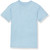 Short Sleeve T-Shirt with heat transferred logo [NJ255-362-NDP-LT BLUE]
