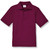 Short Sleeve Polo Shirt with heat transferred logo [NY027-KNIT-SS-MAROON]