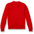 Crewneck Pullover Sweater with embroidered logo [PA445-6530/MAX-LIPSTICK]