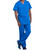3 Pocket Unisex Top with embroidered logo [NY424-4876-ROYAL]