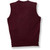 V-Neck Sweater Vest with embroidered logo [PA389-6600/SNP-WINE]