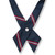 Girls' Criss-Cross Tie [MD120-C/C-1207-NV/RD/WH]