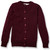 Crewneck Cardigan with embroidered logo [PA389-6000/SNP-WINE]