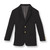 Adult Polyester Blazer with embroidered logo [MD342-MENS-BLACK]