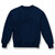 Heavyweight Crewneck Sweatshirt with heat transferred logo [NY844-862-NAVY]