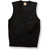 Fine Gauge V-Neck Sweater Vest with embroidered logo [MI002-6433-BLACK]