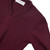 V-Neck Pullover Sweater with embroidered logo [PA920-6500/NAP-WINE]