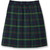 Pleated Skirt with Elastic Waist [NY274-34-83-GRN PLD]