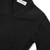 V-Neck Pullover Sweater with heat transferred logo [NJ220-6500/DLS-BLACK]
