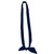 Long Narrow Tie with embroidered logo [TX054-1604-ATE-NAVY]