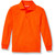 Long Sleeve Polo Shirt with embroidered logo [PA185-KNIT/TCA-ORANGE]