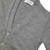 V-Neck Cardigan Sweater with embroidered logo [NJ020-1001/LCS-HE GREY]