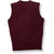 V-Neck Sweater Vest with embroidered logo [PA697-6600/SMT-WINE]