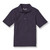 Short Sleeve Polo Shirt with heat transferred logo [NY444-KNIT-MHV-DK NAVY]