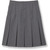 Box Pleat Skirt [NY304-505-99-GREY]