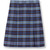 Pleated Skirt with Elastic Waist [MD013-34-41-BLUE PLD]