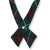 Girls' Criss-Cross Tie [TX030-C/C-2B-GN/RD/WH]