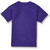 Short Sleeve T-Shirt with heat transferred logo [NC016-362-PURPLE]