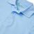 Short Sleeve Polo Shirt with heat transferred logo [NY813-KNIT-SS-BLUE]