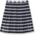 Knife Pleat Skirt [NJ099-532-39-NV/WH]