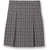 Pleated Skirt with Elastic Waist [NJ177-34-42-NAVY PLD]