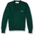 V-Neck Pullover Sweater with embroidered logo [NY044-6500/NDG-GREEN]