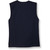 Long Line Bolero Vest without Buttons with school emblem [NY843-26-8-NAVY]