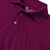 Short Sleeve Banded Bottom Polo Shirt with embroidered logo [PA589-9611-MAROON]