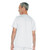 Men's Performance V-Neck Top with heat transferred logo [NY043-4253-WHITE]