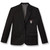 Girls' Poly/Wool Blazer with embroidered logo [TN004-2050/AGD-BLACK]