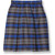 Pleated Skirt with Elastic Waist [AK001-34-62-BL/GREY]
