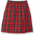 Pleated Skirt with Elastic Waist [AK001-34-70-RED PLD]
