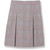 Pleated Skirt with Elastic Waist [AK001-34-08-GREY PLD]